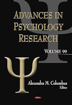 Advances in Psychology Research. Volume 99