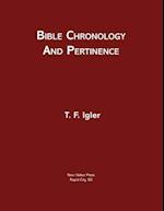 Bible Chronology and Pertinence 