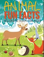 Animal Fun Facts (Coloring Book for Kids) Paperback