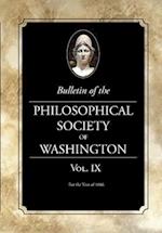 Bulletin of the Philosophical Society of Washington