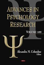 Advances in Psychology Research. Volume 109