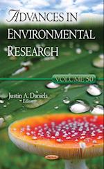 Advances in Environmental Research. Volume 50