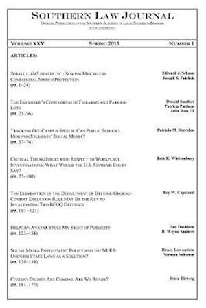 Southern Law Journal, Vol. XXV, No. 1, Spring 2015