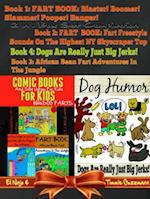 Dog Farts: More Silly Jokes for Kids: 4 In 1 Box Set: Fart Book