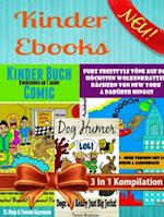 Kinder Ebooks: Lustige Kinder Bilderbücher und Kinderwitze - Comic Romane - Comic für Kinder - Für Kinder ab 6 (Bestseller Kinder)