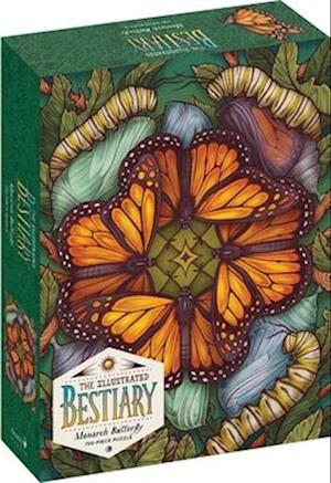 The Illustrated Bestiary Puzzle: Monarch Butterfly (750 pieces)