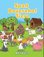 Spaß Bauernhof Tiere Malbuch