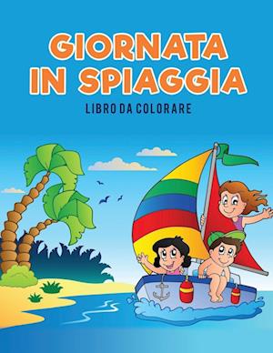 Giornata in Spiaggia Libro Da Colorare