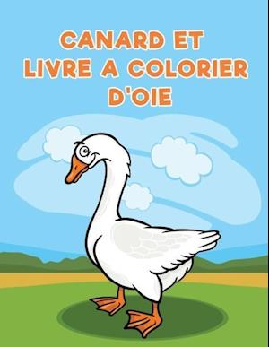 Canard Et Livre a Colorier D'Oie