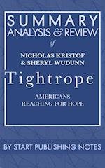 Summary, Analysis, and Review of Nicholas Kristof & Sheryl WuDunn's Tightrope