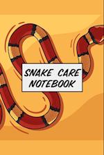 Snake Care Notebook