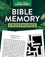 Bible Memory Crosswords Large Print