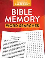 Bible Memory Word Searches Large Print