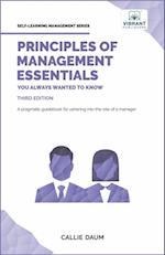 Principles of Management Essentials You Always Wanted To Know