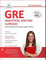 GRE Analytical Writing Supreme : Solutions to the Real Essay Topics