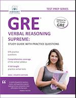 GRE Verbal Reasoning Supreme : Study Guide with Practice Questions