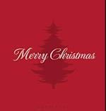 Merry Christmas: Hardcover Guest Book for Christmas Parties and Fall Holiday Events 