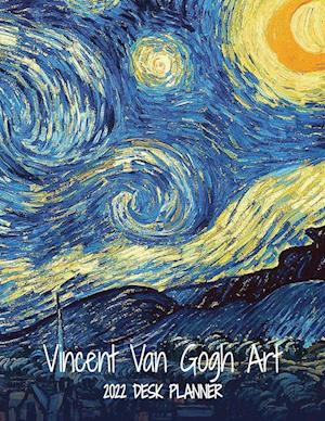 Vincent Van Gogh Art 2022 Desk Planner