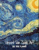 Vincent Van Gogh Art 2022 Desk Planner 