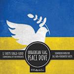 Ukrainian Flag Peace Dove Scrapbook Paper Pad