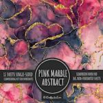 Pink Marble Abstract Scrapbook Paper Pad