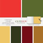 Christmas Colors Decorative Craft Paper