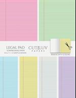 Legal Pad Collage Paper for Scrapbooking
