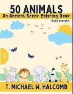 50 Animals: An Ancient Greek Coloring Book 