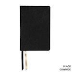 NASB Handy Size, Paste-Down Black Cowhide Indexed