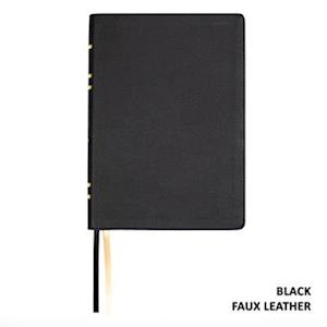 Lsb Giant Print Reference Edition, Paste-Down Black Faux Leather