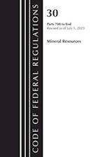 Code of Federal Regulations, Title 30 Mineral Resources 700-End, Revised as of July 1, 2023