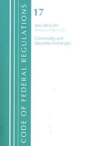Code of Federal Regulations, Title 17 Commodity and Securities Exchanges 200-239, Revised as of April 1, 2021