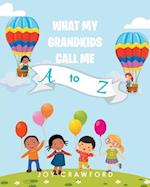 What My Grandkids Call Me A to Z 