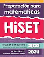 Preparación para matemáticas HiSET 2023