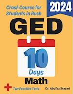 GED Math Test Prep in 10 Days