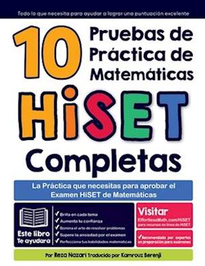 10 Pruebas de Práctica de Matemáticas HiSET Completas