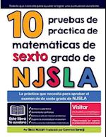 10 pruebas de práctica de matemáticas de sexto grado de NJSLA