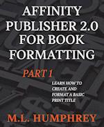 Affinity Publisher 2.0 for Book Formatting Part 1 
