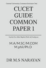 Cucet Guide Common Paper 1