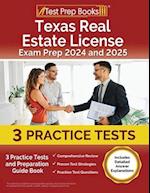 Texas Real Estate License Exam Prep 2023 and 2024: 3 Practice Tests and Preparation Guide Book [Includes Detailed Answer Explanations] 