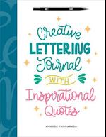 Creative Lettering Journal with Inspirational Quotes