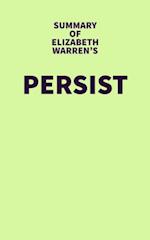 Summary of Elizabeth Warren's Persist