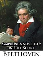 Ludwig Van Beethoven - Symphonies Nos. 1 to 9 in Full Score 