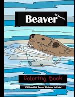 Beaver Coloring Book 