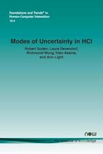 Modes of Uncertainty in HCI 