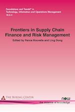 Frontiers in Supply Chain Finance and Risk Management 