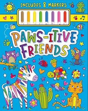 Paws-Itive Friends Coloring Kit [With Marker]