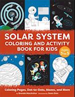 Solar System Coloring and Activity Book for Kids