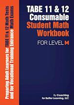 TABE 11 and 12 Consumable Student Math Workbook for Level M 