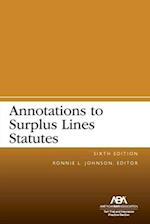 Annotations to Surplus Lines Statutes